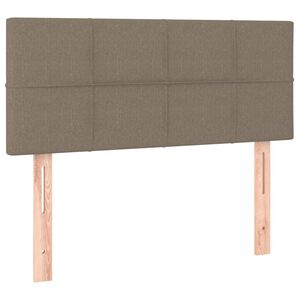 vidaXL T&ecirc;te de lit Taupe 90x5x78/88 cm Tissu