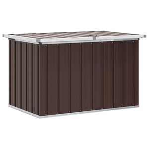 vidaXL Coffre de rangement de jardin Marron 109x67x65 cm