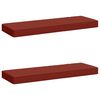 vidaXL Coussins de banc 2 pi&egrave;ces VUGHT 2 pc 100 % polyester Rouge