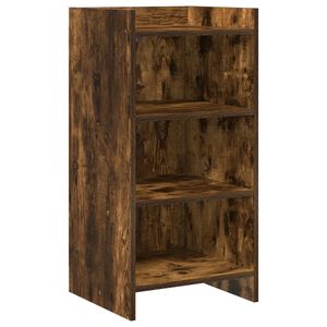 vidaXL Buffet Ch&ecirc;ne fum&eacute; 40 x 36 x 80 cm Bois d'ing&eacute;nierie