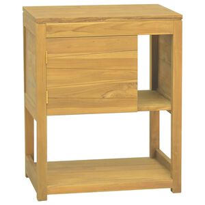vidaXL Armoire de salle de bain 60x40x75 cm bois de teck solide