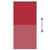 vidaXL Store enrouleur occultant rouge largeur du tissu 75,7 cm