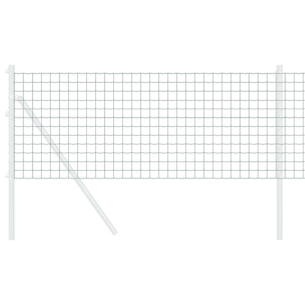 vidaXL Cl&ocirc;ture Euro Vert 0,6 x 25 m Fer rev&ecirc;tu de PVC