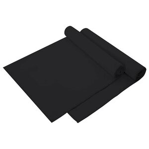 vidaXL Serviettes de sport 2 pc Noir 140 x 70 cm