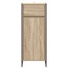 vidaXL Cabinet de salle de bain avec tiroir Sonoma 40 x 30 x 100 cm