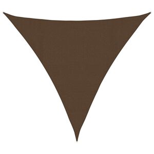 vidaXL Voile d'ombrage 160 g/m&sup2; Marron 4,5x4,5x4,5 m PEHD