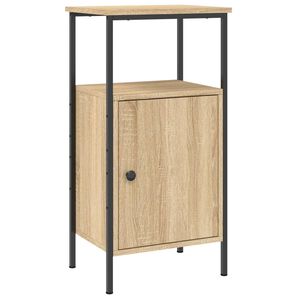 vidaXL Table de chevet ch&ecirc;ne sonoma 41x31x80 cm bois d'ing&eacute;nierie