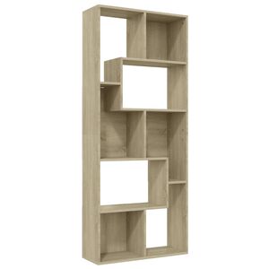 vidaXL Biblioth&egrave;que Ch&ecirc;ne sonoma 67x24x161 cm Bois d'ing&eacute;nierie