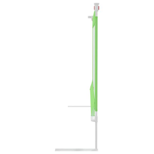 vidaXL Barri&egrave;re de s&eacute;curit&eacute; de lit d'enfant Vert 160x25 cm Tissu