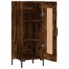 vidaXL Buffet Ch&ecirc;ne fum&eacute; 34,5x34x90 cm Bois d'ing&eacute;nierie