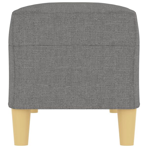 vidaXL Banc Gris foncé 100x35x41 cm Tissu