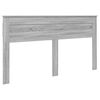 vidaXL Lit de Rangement Gris Sonoma 180 x 200 cm Bois d'ing&eacute;nierie