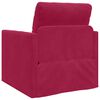 vidaXL Canap&eacute;-Lit 60cm Bordeaux Velours