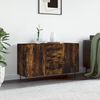 vidaXL Buffet ch&ecirc;ne fum&eacute; 100x36x60 cm bois d'ing&eacute;nierie