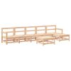 vidaXL Salon de jardin 7 pcs Bois de pin massif