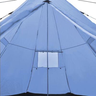 vidaXL Tente pour 4 personnes Bleu