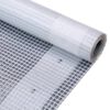 vidaXL B&acirc;che Leno 260 g/m&sup2; 3 x 10 m Blanc