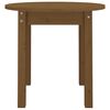 vidaXL Table basse Marron miel Ø 45x40 cm Bois massif de pin