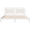 vidaXL Cadre de lit extra long sans matelas 200x220 cm bois massif
