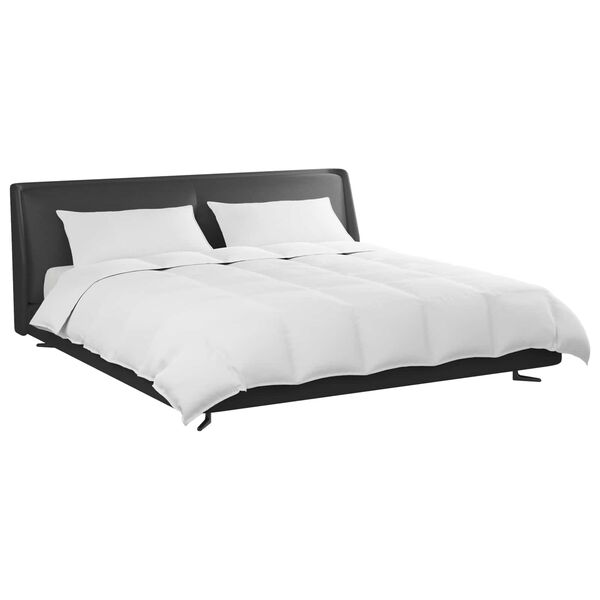 vidaXL Ensemble de Duvet avec oreiller 3 pcs Blanc Plume de canard