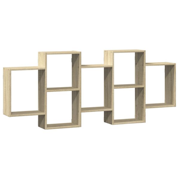 vidaXL &Eacute;tag&egrave;re murale ch&ecirc;ne sonoma 159x18x65 cm bois d'ing&eacute;nierie