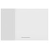 vidaXL Armoire suspendue "Lyon" Blanc brillant 60x31x40 cm