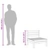 vidaXL Canapé de jardin sans accoudoirs bois massif douglas