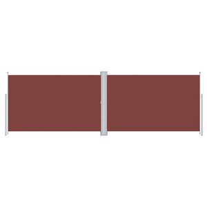 vidaXL Auvent lat&eacute;ral r&eacute;tractable Marron 220x600 cm