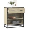 vidaXL Buffet ch&ecirc;ne sonoma 68x35x76 cm bois d'ing&eacute;nierie