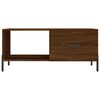 vidaXL Table basse ch&ecirc;ne marron 90x50x40 cm bois d'ing&eacute;nierie