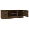 vidaXL Meuble TV Ch&ecirc;ne marron 102x35x36,5 cm Bois d'ing&eacute;nierie