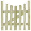 vidaXL Portail de jardin Pin impr&eacute;gn&eacute; 100x100 cm