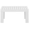 vidaXL Salon de jardin 3 pcs avec coussins Plastique Blanc