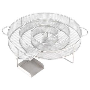 vidaXL G&eacute;n&eacute;rateur de fum&eacute;e froide rond 19,5 cm acier inoxydable