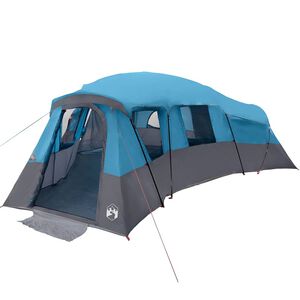 vidaXL Tente familiale avec toit Bleu 762 x 655 x 218 cm taffetas