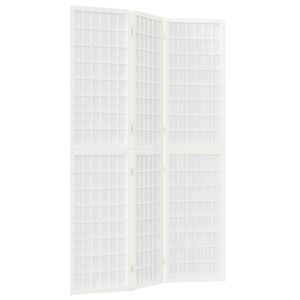 vidaXL Cloison de s&eacute;paration pliable 3 panneaux 120x170 cm Blanc