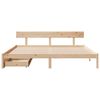 vidaXL Cadre de lit sans matelas 180x200 cm bois massif de pin
