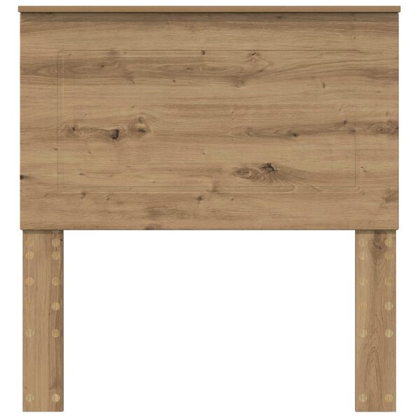 vidaXL T&ecirc;te de lit Ch&ecirc;ne artisanal 75 cm Bois d'ing&eacute;nierie