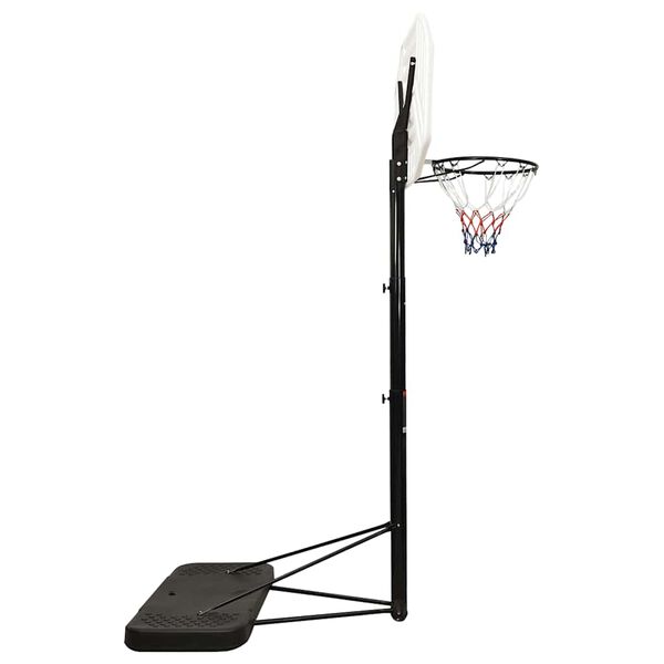 vidaXL Support de basket-ball Blanc 258-363 cm Polyéthylène