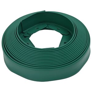 vidaXL Bordures de pelouse Vert 5000 x 4 x 5 cm Plastique