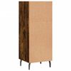 vidaXL Buffet chêne fumé 34,5x32,5x90 cm bois d'ingénierie