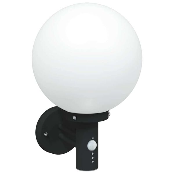 vidaXL Applique Murale Extérieure 2 pcs Noir 28 x 25 x 38 cm