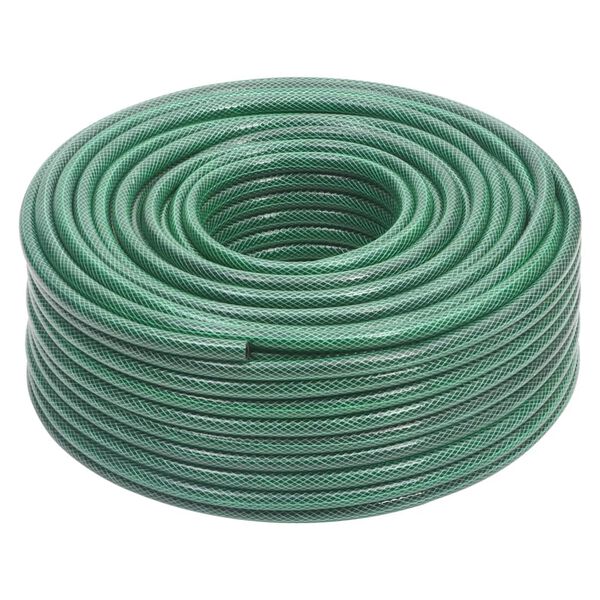 vidaXL Tuyau d'arrosage vert 0,5" 100 m PVC