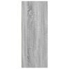 vidaXL Biblioth&egrave;que sonoma gris 40x30x77 cm bois d'ing&eacute;nierie