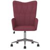 vidaXL Chaise de relaxation Rouge bordeaux Tissu
