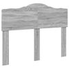 vidaXL Cadre de lit Gris Sonoma 120 x 190 cm Bois de pin massif