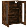 vidaXL Armoire murale ch&ecirc;ne fum&eacute; 69,5x34x90 cm