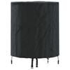 vidaXL Housse de Table Uni Noir 62 x 62 x 70 cm tissu