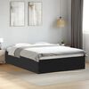vidaXL Cadre de lit sans matelas noir 120x200 cm