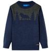 vidaXL Pull-over tricot&eacute; pour enfants bleu marine 92